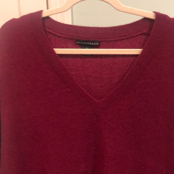 GENTLY WORN CASHMERE TUNIC SWEATER - Picture 2 of 3